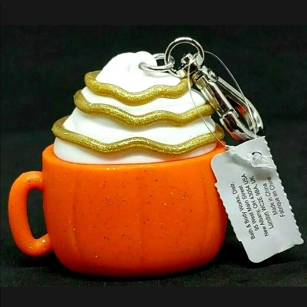 PUMPKIN SPICE LATTE SANITIZER HOLDER WITH GIFT BAG